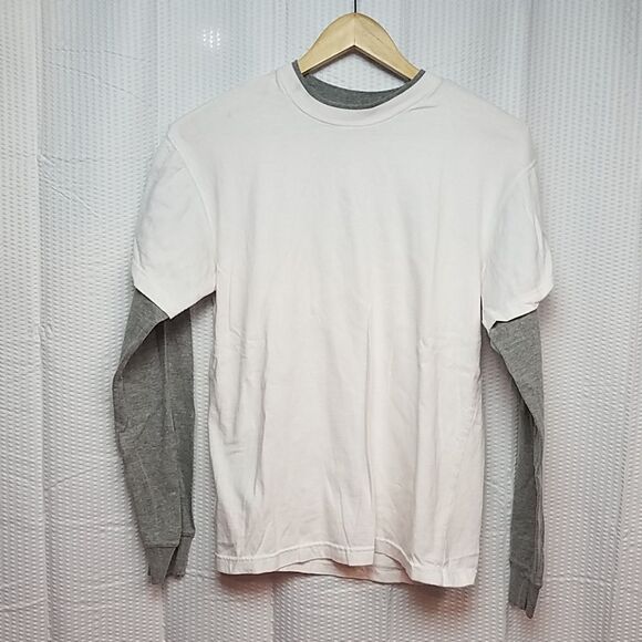 TONY HAWK TWO TONE TEE LONG SLEEVE SIZE SM - Picture 1 of 2